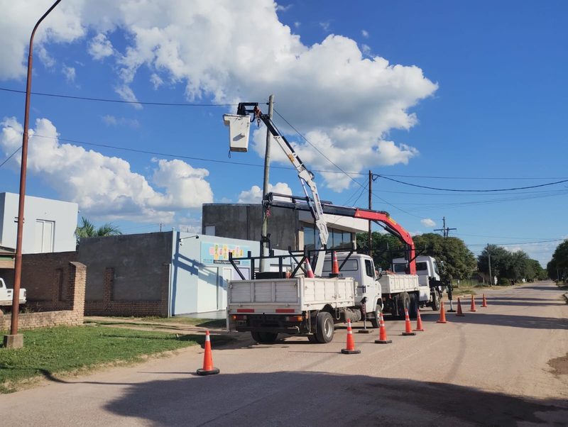 Mantenimiento de red en zona urbana